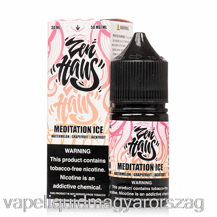 Meditációs Jég - Zen Haus Sók - 30ml 30mg Vape Folyadék